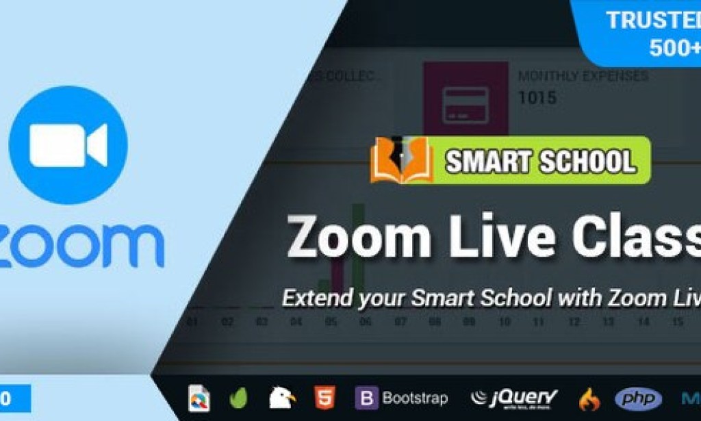 Smart School Zoom Live Class v8.0 – Addon