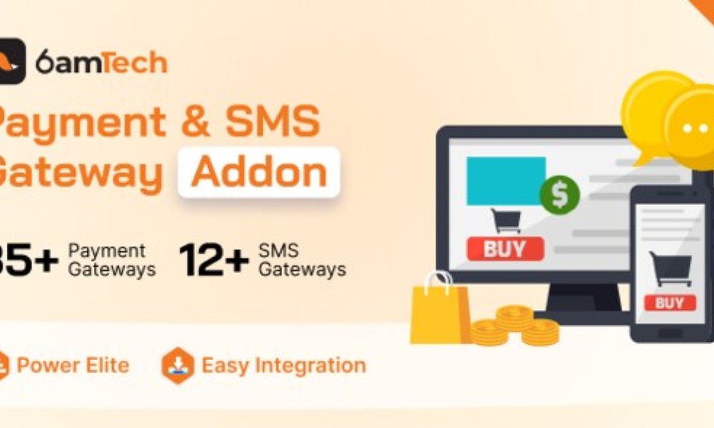 6amTech Payment & SMS Gateway Addon v1.4 Nulled