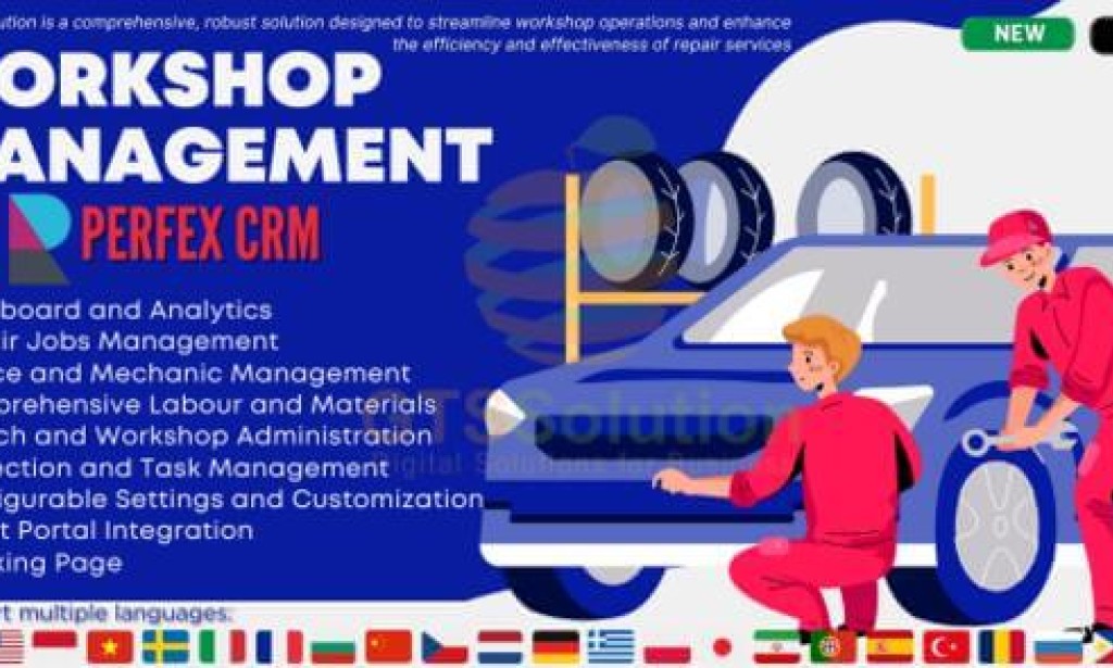 Workshop Management Module for Perfex CRM v1.0 – Addon