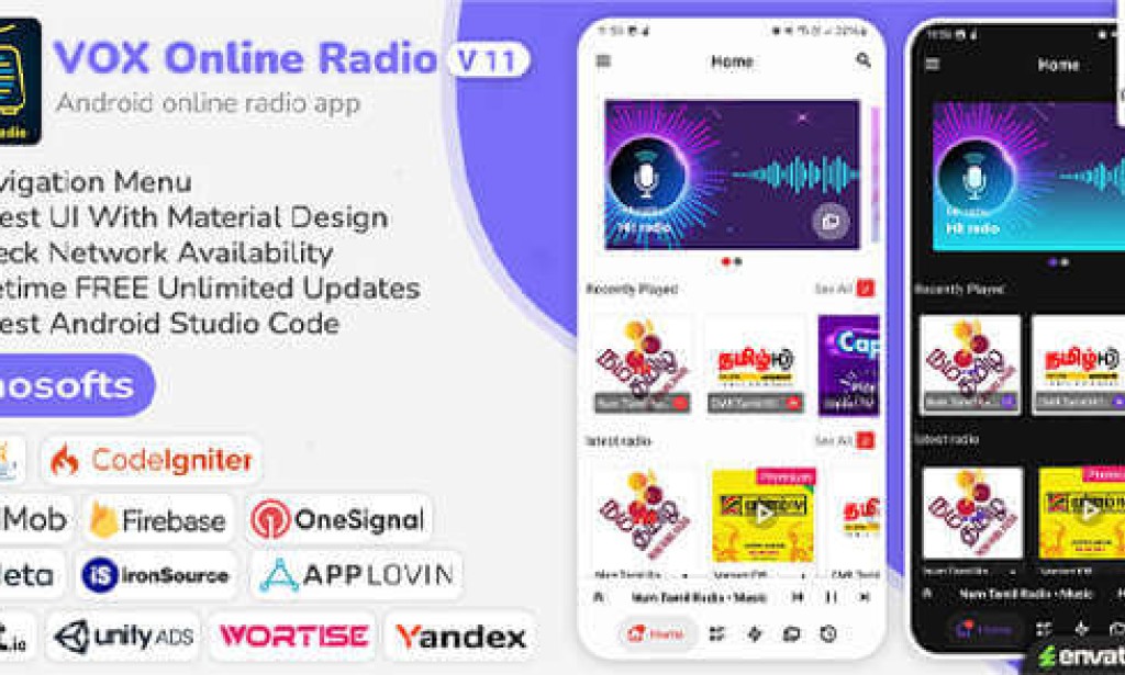 Android VOX Online Radio v13.1 – App Source