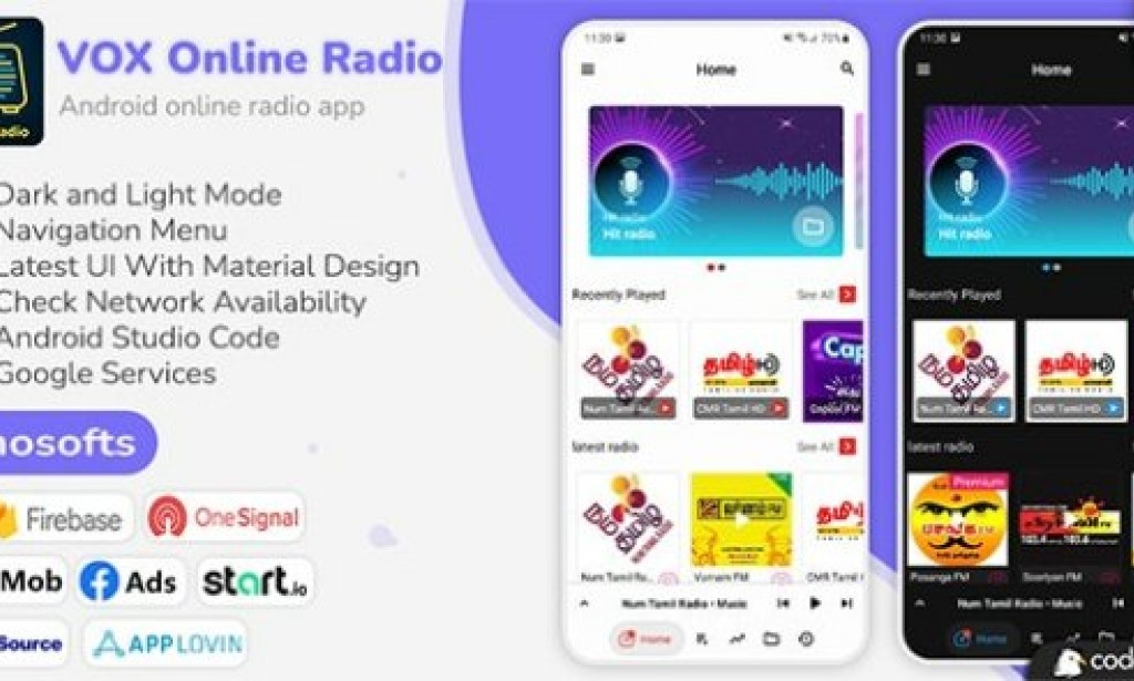VOX v13.1 Nulled – Android Online Radio App Source