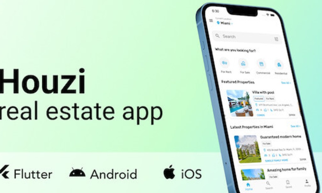 Houzi Real Estate App v1.4.5 – Flutter Android iOS Source