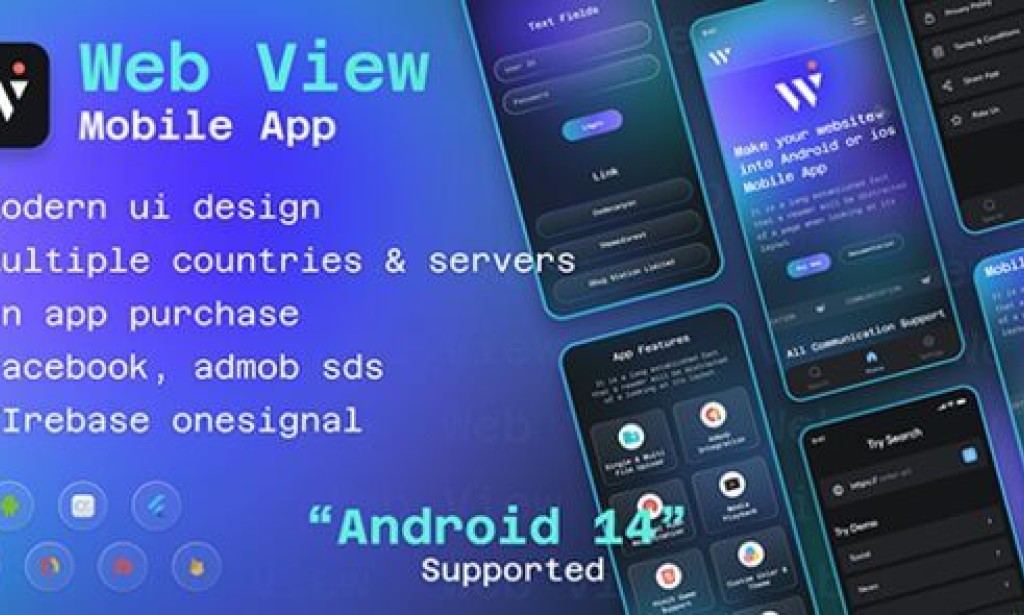 Flutter Webview v1.1 – Web to App Converter Source Code