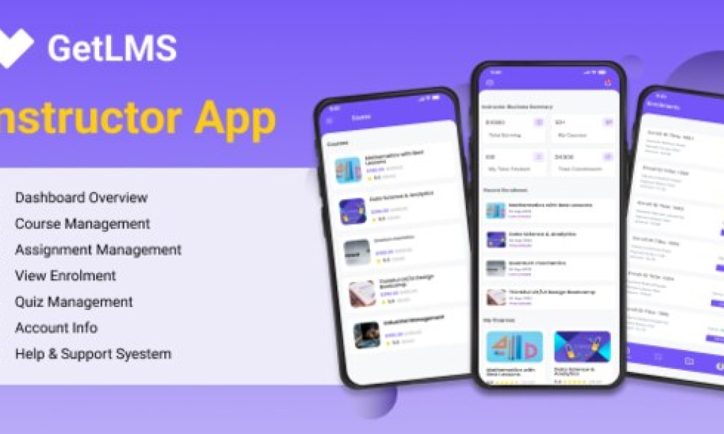 GetLMS v1.0.2 – Instructor App Source Code