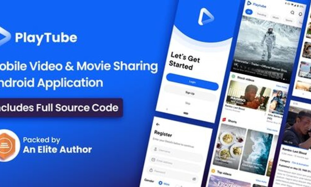 PlayTube v3.9 – Mobile Video & Movie Sharing Android Native Application (Import / Upload) App Source