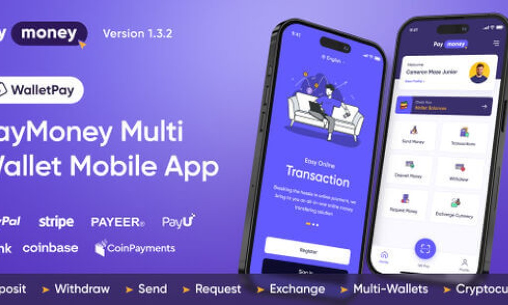 WalletPay v1.3.2 – PayMoney Multi Wallet Mobile App Source