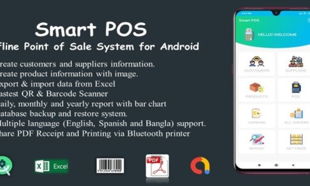 Smart POS v7.7 – Offline Point of Sale System for Android App Source