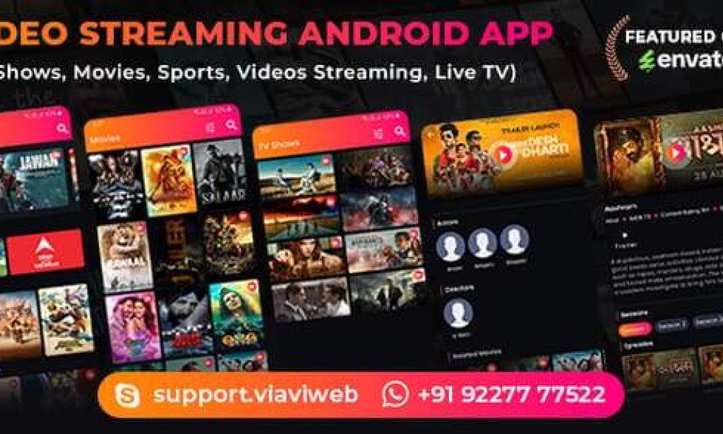 Video Streaming Android App v1.7 (TV Shows, Movies, Sports, Videos Streaming, Live TV) App Source Code