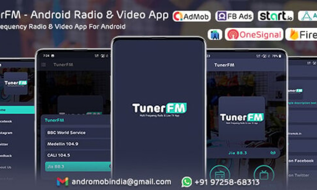 TunerFM v1.0 – Android Radio & Live TV App (Multi Frequency) Source