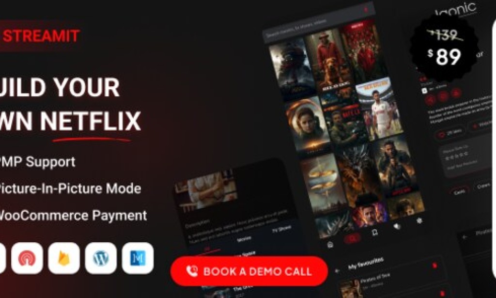 Streamit v9.1.0 – Movie, TV Show, Video Streaming Flutter App with WordPress Backend Source Code