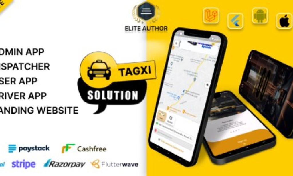 Tagxi (30 Sep 2024) – Complete Taxi Booking Solution App Source