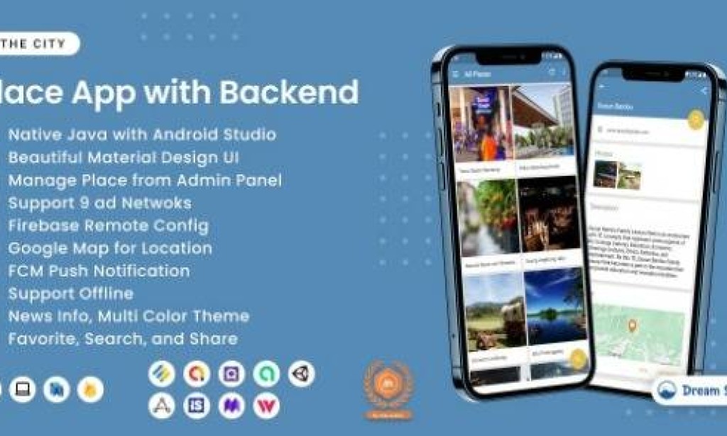 The City v7.5 – Place App with Backend Source