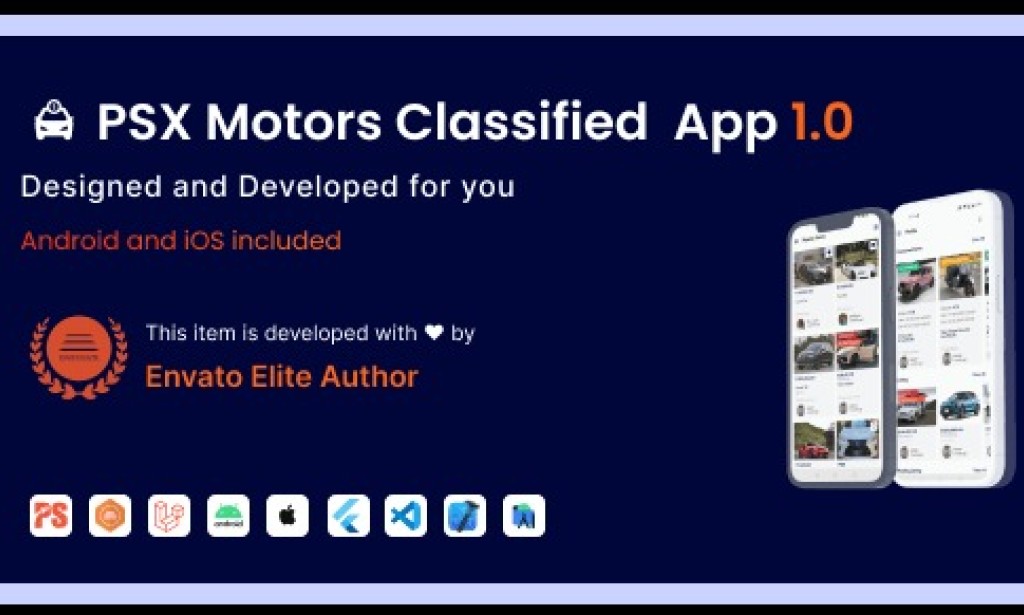 PSX Motors v1.3.4 – Classified App with Laravel Admin Panel Source