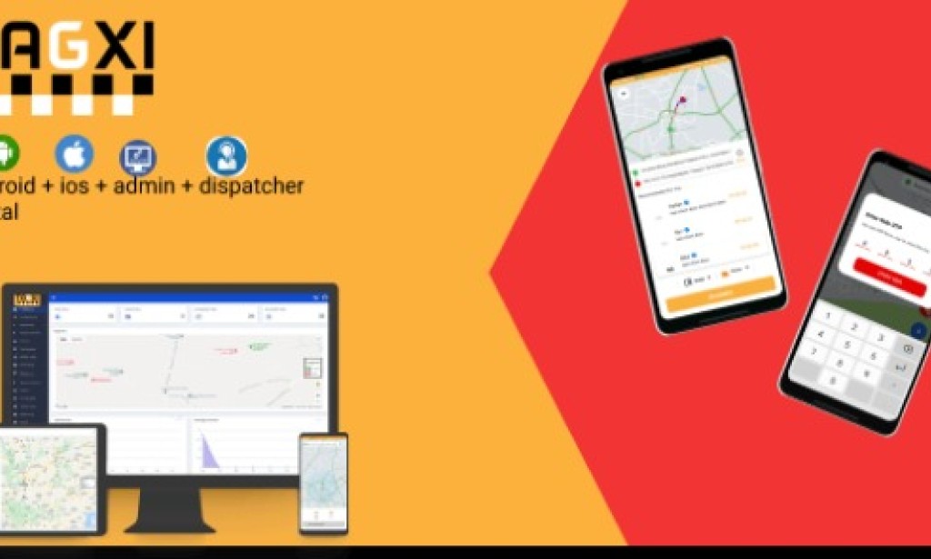 TAGXI – Taxi Application | Uber clone – Android + iOS + Dashboard App Source Code