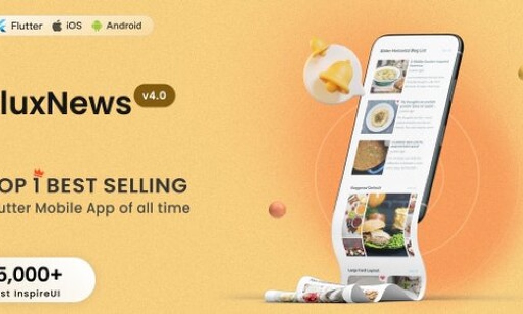 FluxNews v4.1.1 – Flutter Mobile App for WordPress Application