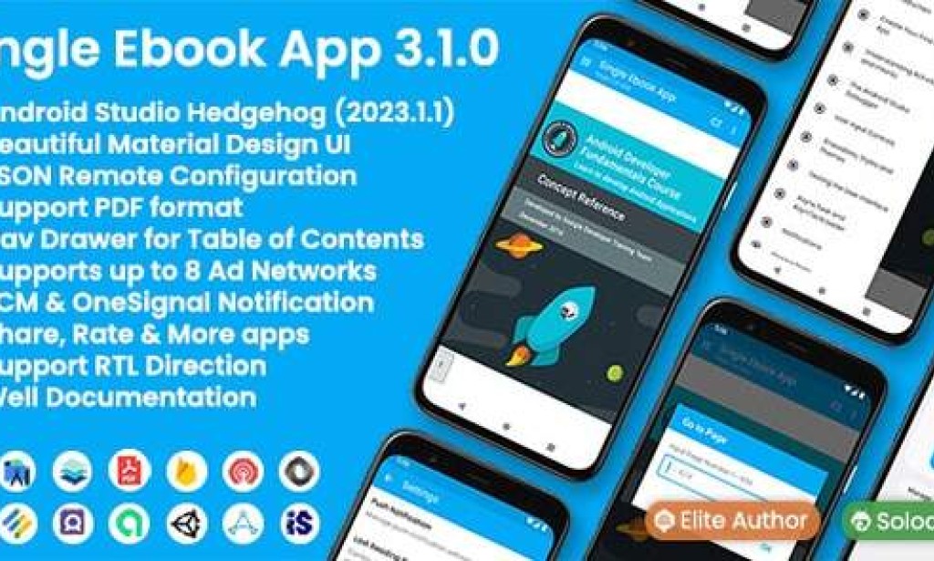 Single Ebook App v3.1.0 – Android App Source