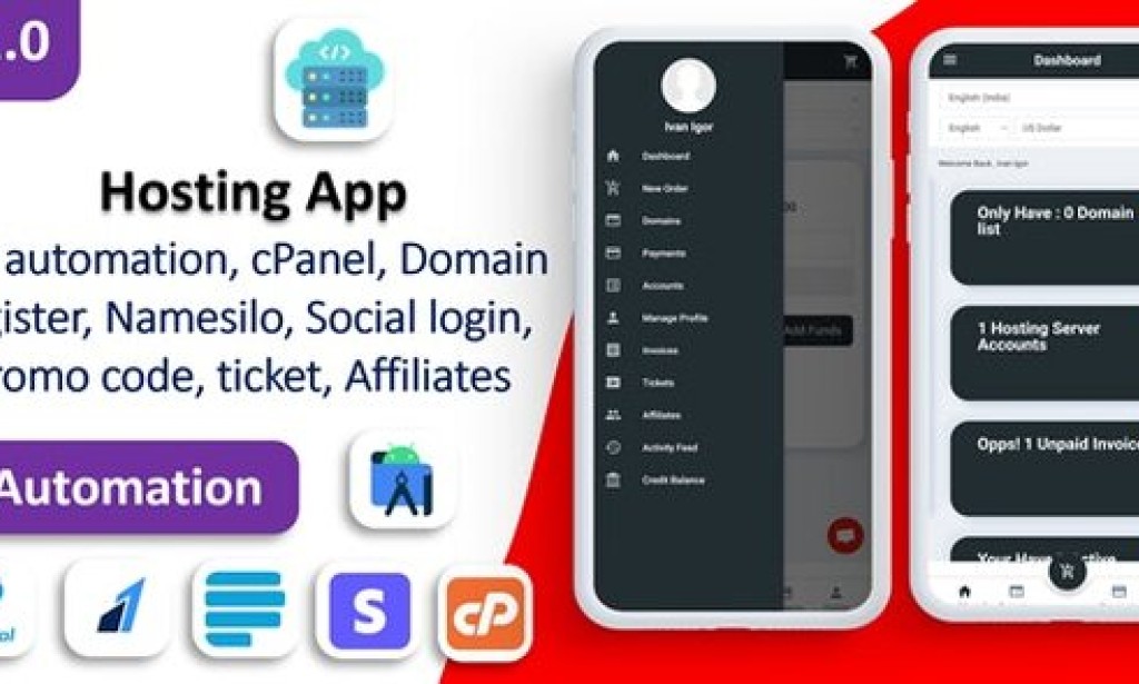 Markhost App v1.0 – Web Hosting Billing | Domain, Hosting, Affiliate, Social Login, Payment Gateways