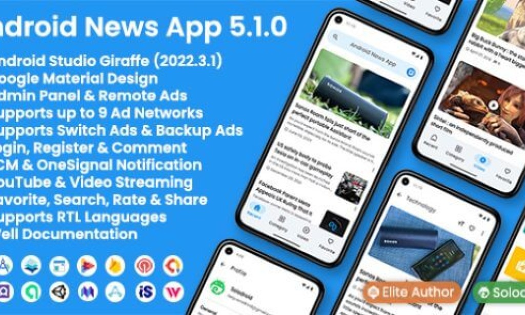 Android News App v5.2.0 – Source Code