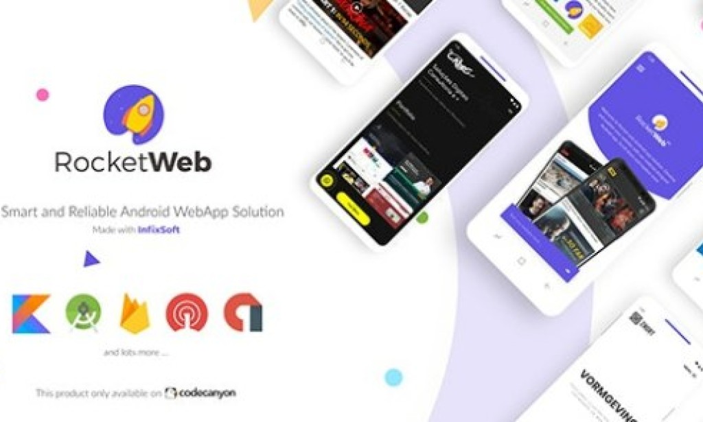 RocketWeb v1.5.0 – Configurable Android WebView App Template