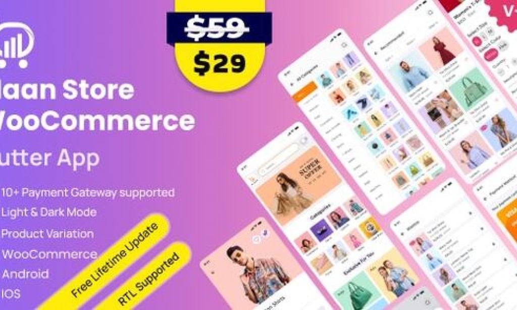 MaanStore v5.3 – Flutter eCommerce Full App ( Android & iOS ) App Source