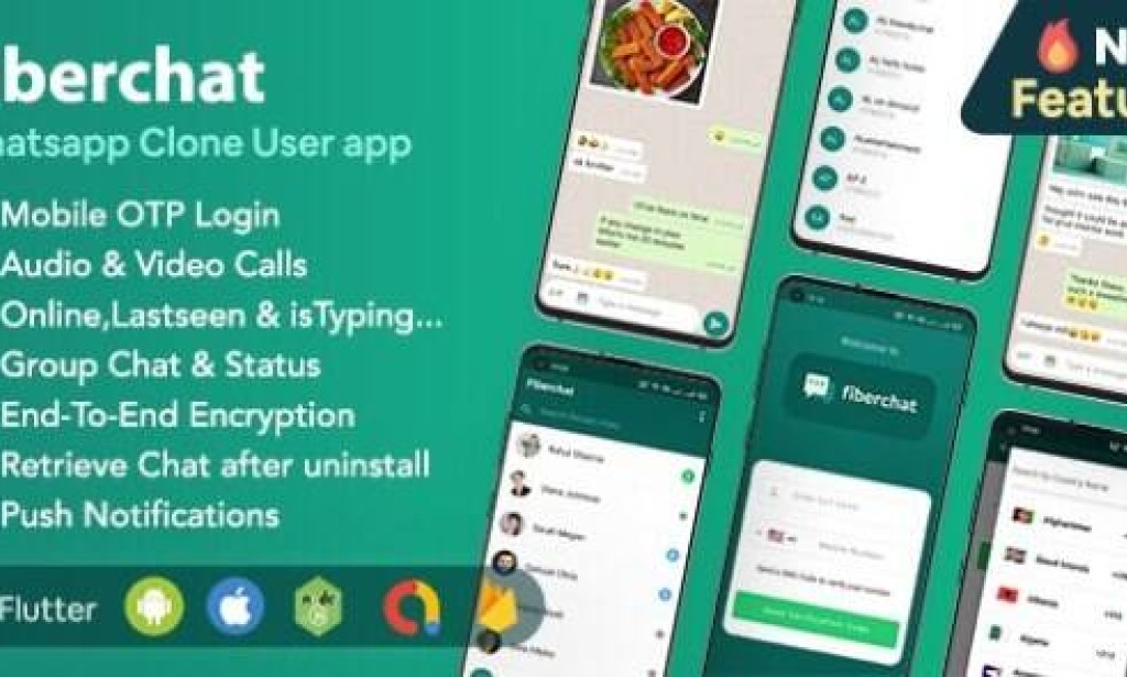 Fiberchat v2.0.12 – WhatsApp Clone Full Chat & Call App – Android & iOS Flutter Chat App Source