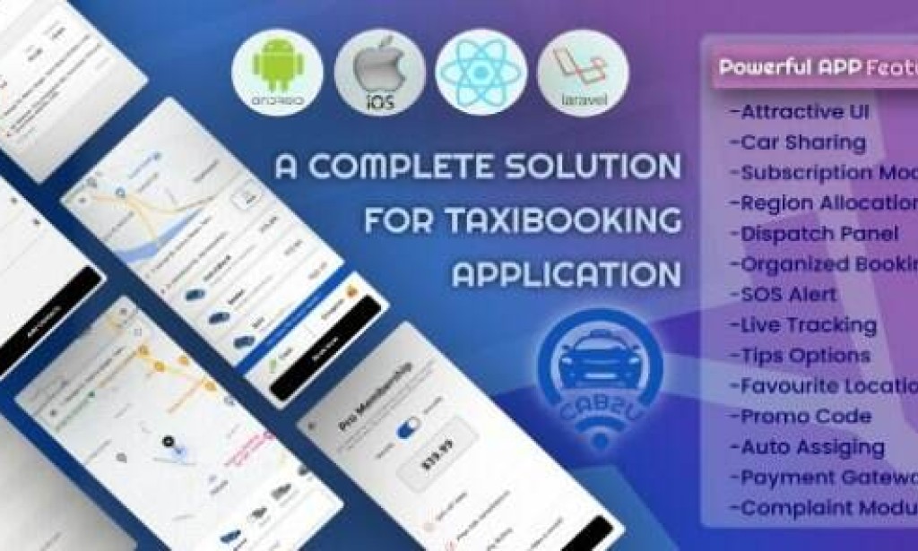 Cab2u v1.4 – #1 Taxi App – Uber Clone – Bike Taxi – Drop Taxi – Delivery App – Ride Hailing Source