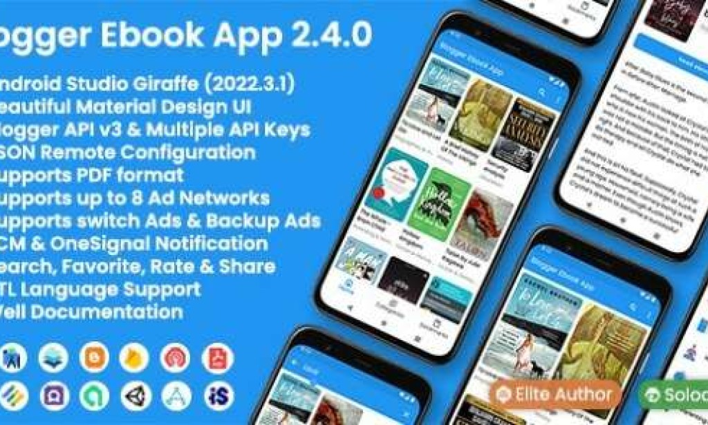 Blogger Ebook App v2.4.0 – Blogger API v3 Source Code