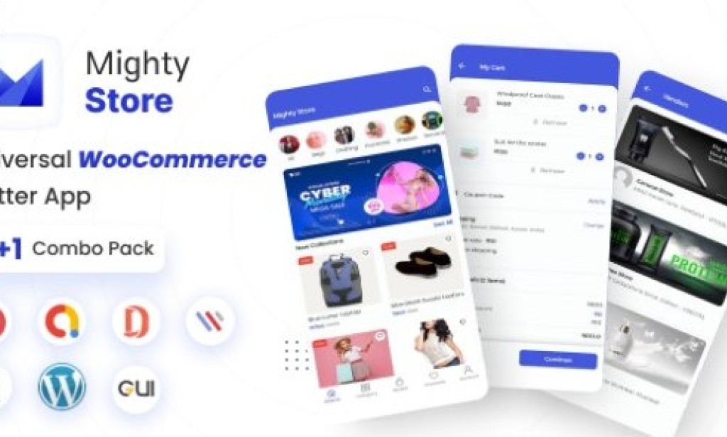 MightyStore WooCommerce v18.0 – Flutter E-commerce Full App Source