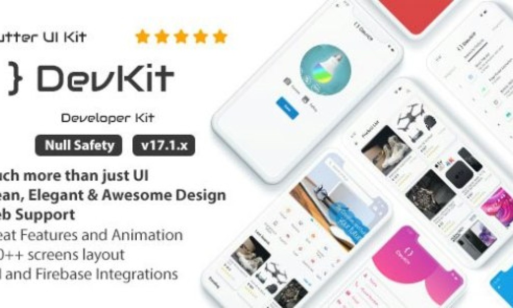 DevKit v17.1.3 – Flutter UI Kit App Template