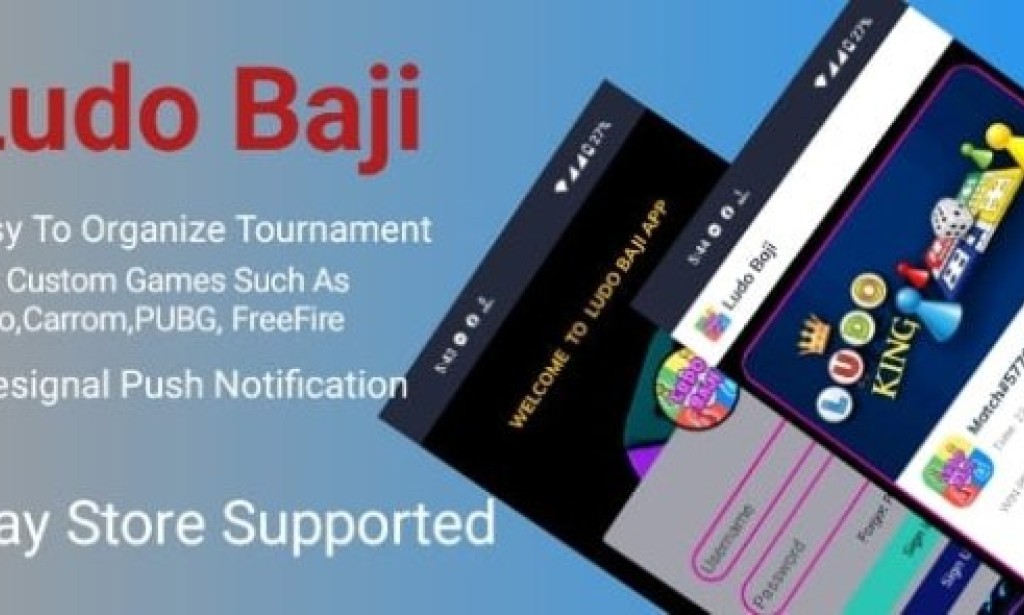 Ludo Baji v1.0.0 – Real Money Ludo Tournament App (Play store Supported) App Source