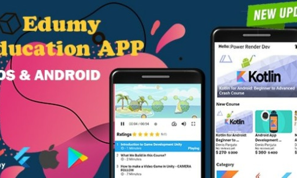 Edumy v1.8 – Education App, Quiz, Badge with Admin Panel App Source