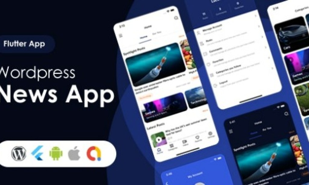 Lucodeia News v1.1.4 – Flutter WordPress News App | Admob – DarkMode Source