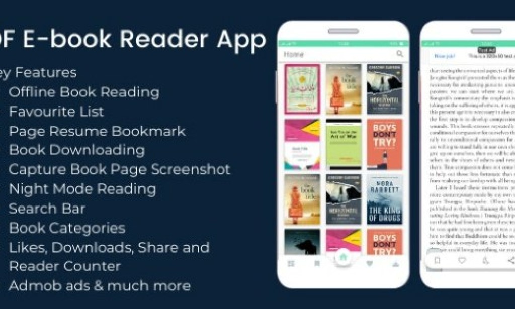 PDF Ebook Reader App + Admin App v1.0 – Source Code