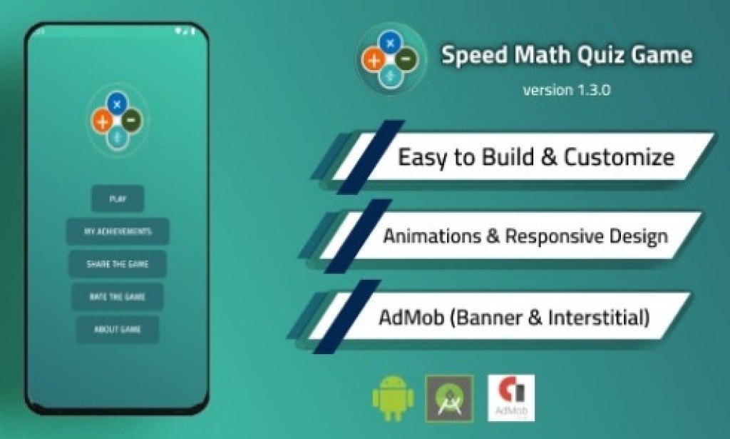 Fast Math v1.3.0 – Quiz Game Source Code with Admob and Unity App Source