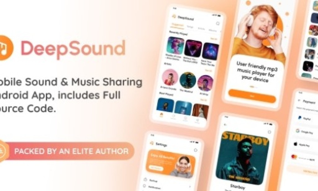 DeepSound Android v3.0 – Mobile Sound & Music Sharing Platform Mobile Android Application Source