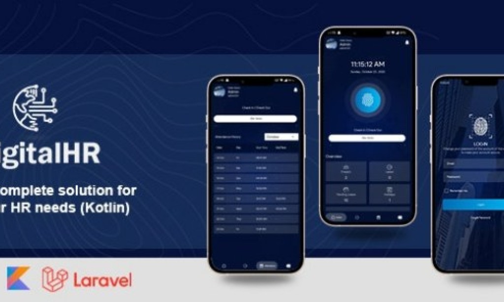 DigitalHR v1.0 – A Complete Solution to all your HR needs (Kotlin) App Source
