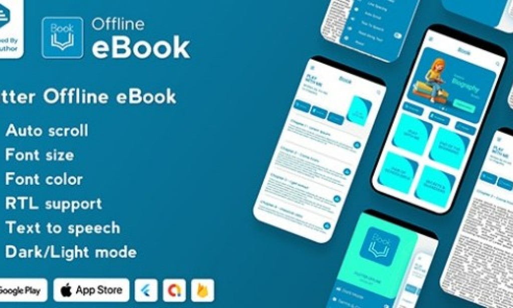 Flutter Offline eBook App v2.0.2 – Source Code
