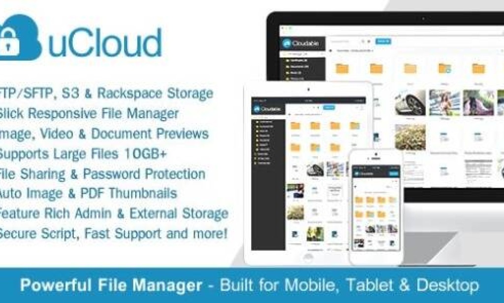 uCloud v2.1.1 – File Hosting Script – Securely Manage, Preview & Share Your Files PHP Script