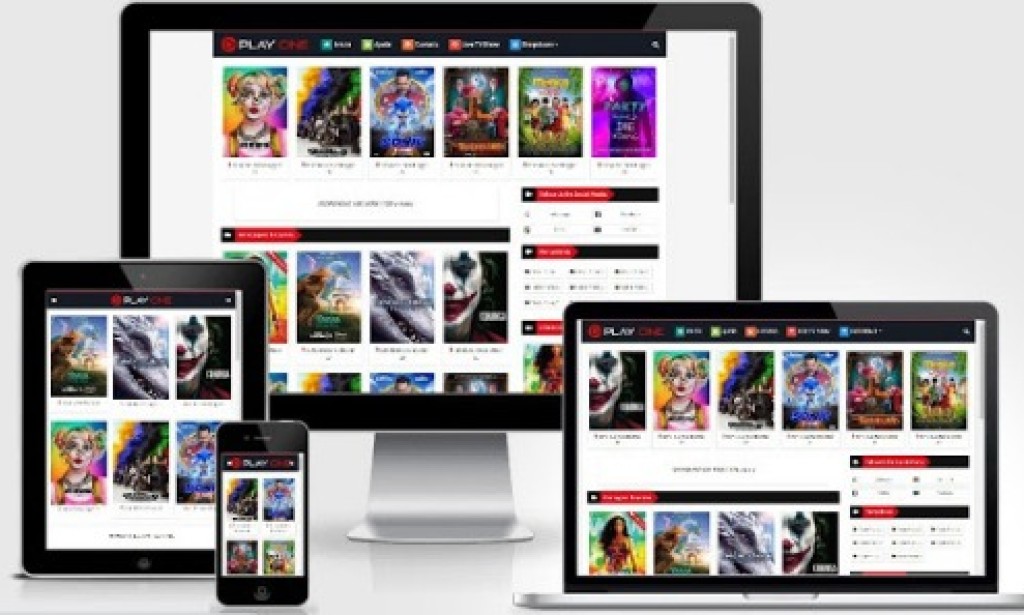 Play Cine Blogger Template FREE