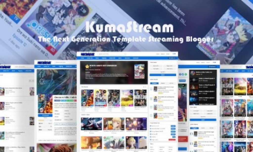 KumaStream v4.2 – Template Streaming Anime Blogger Free