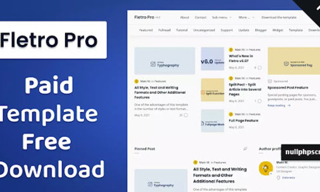 Fletro Pro All-Bundle v5.5 – Responsive Premium Blogger Template
