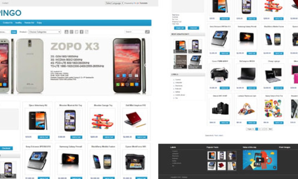 Shopingo – Online Store Ecommerce Blogger Template