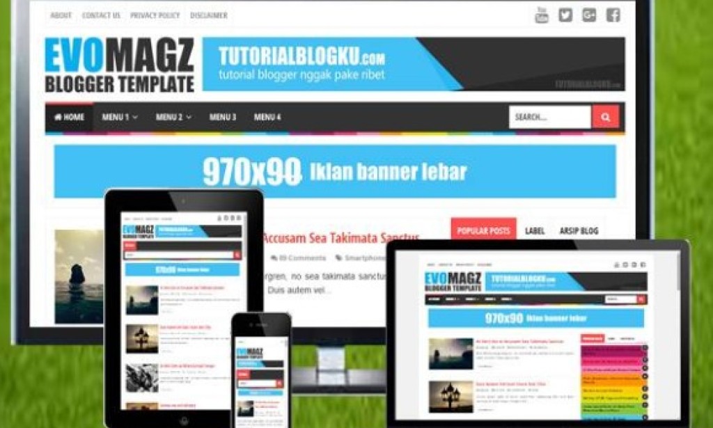 EvoMagz v6.3.0 – Responsive Blogger Template for Blog Website