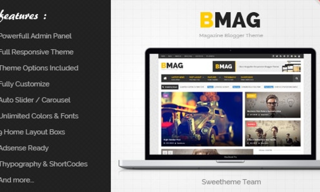 BMAG v2.1.1 – Magazine Responsive Blogger Template