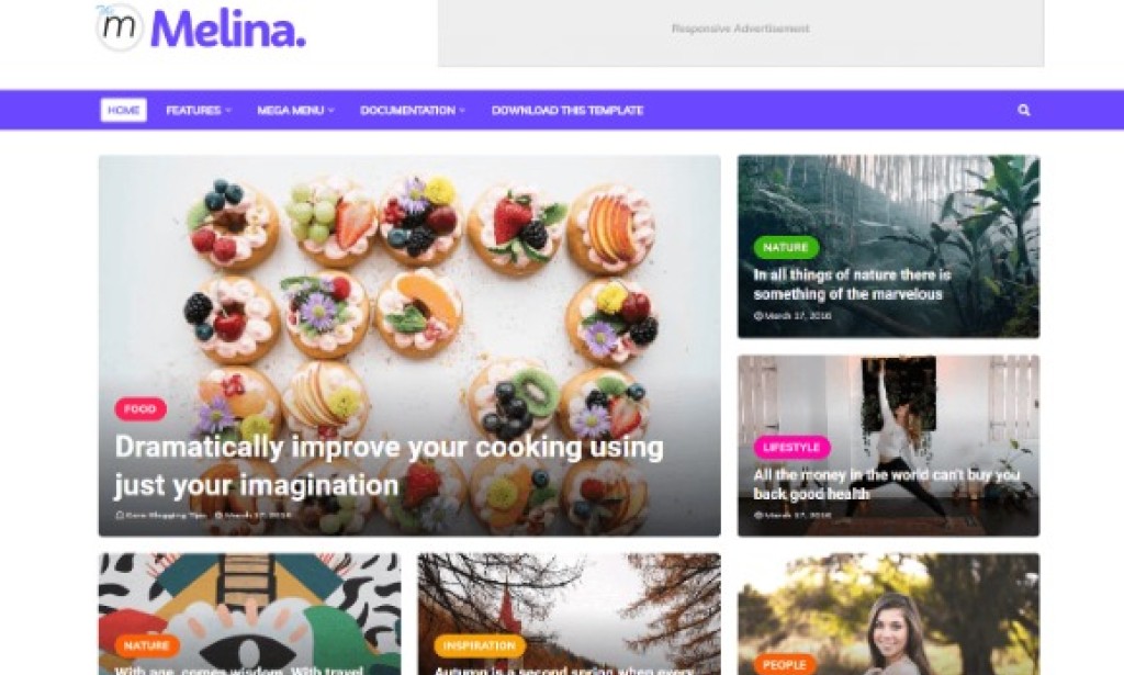Melina v2.0 – Professional Fashion Blogger Template