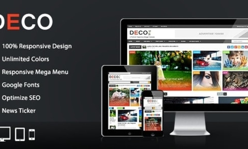 Deco Mag v1.1 – Responsive Magazine Blogger Template Free