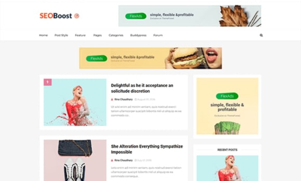 SeoBoost Best SEO Optimized Blogger Template FREE