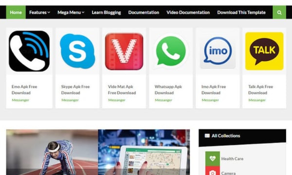 Sora App – Software Sharing Website Blogger Template