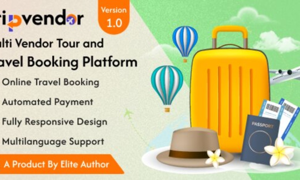 TripVendor v1.0 – Multi Vendor Tour and Travel Booking Platform PHP Script