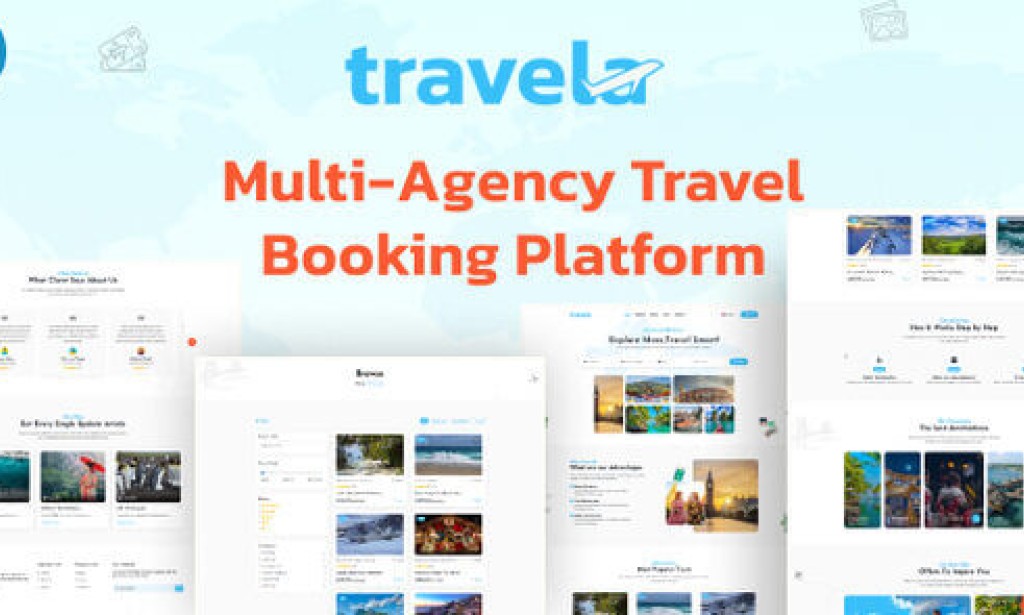 Travela v1.0 – Multi-agency Travel Booking Platform PHP Script